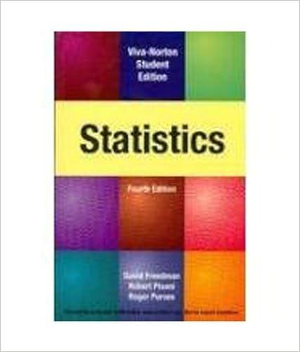 statistics 4th edition freedman 8130915871, 978-8130915876