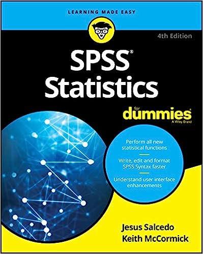 spss statistics for dummies 4th edition jesus salcedo, keith mccormick 1119560837, 978-1119560838