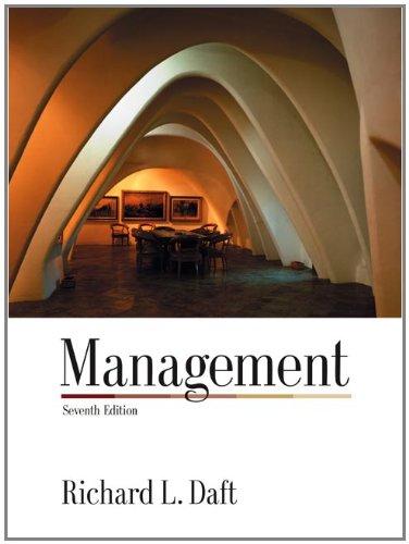 management 7th edition richard l. daft 0324317980, 978-0324317985