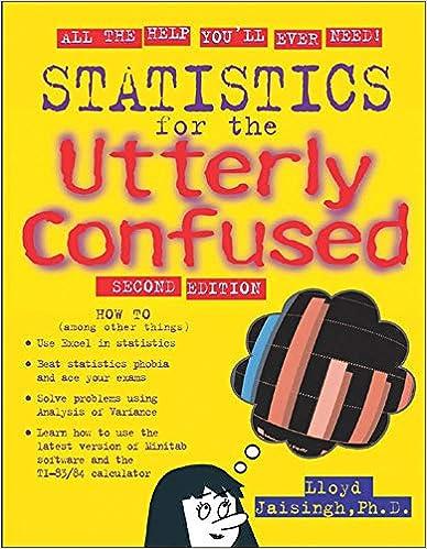 statistics for the utterly confused 2nd edition lloyd jaisingh 0071461930, 978-0071461931