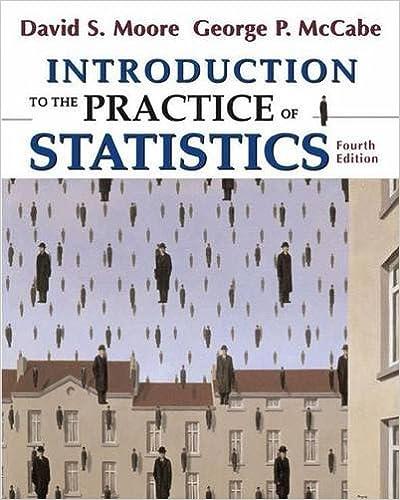 introduction to the practice of statistics 4th edition david s. moore, george mccabe 0716796570,