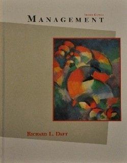 management 2nd edition richard l. daft 0030330920, 978-0030330926