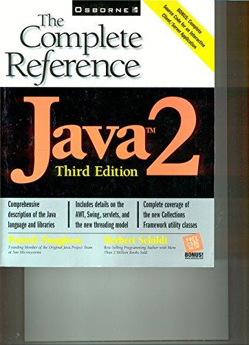 java 2 the complete reference 3rd edition patrick naughton, herbert schildt 0072119764, 978-0072119763
