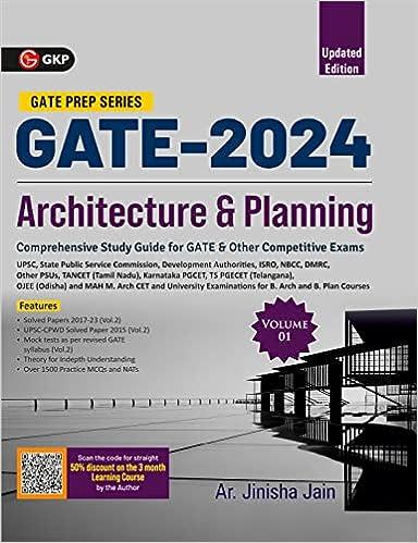gate 2024 architecture and planning complete study guide for gate and other competitive exam volume 1 2024