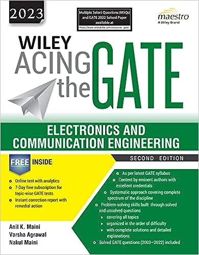 wiley acing the gate electronics and communication engineering 2023 2nd edition anil k. maini, varsha