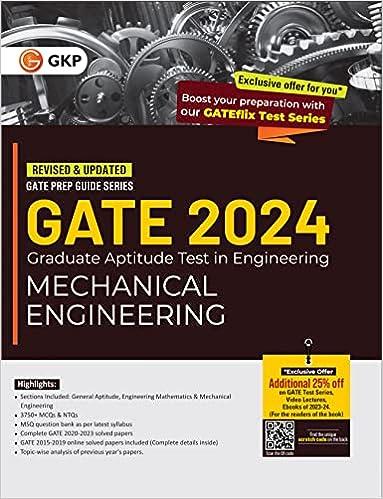 gate 2024 graduate aptitude test in engineering mechanical engineering 2024 edition gkp 9356812187,