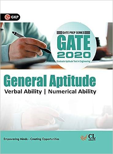GATE 2020 General Aptitude Verbal Ability Numerical Ability