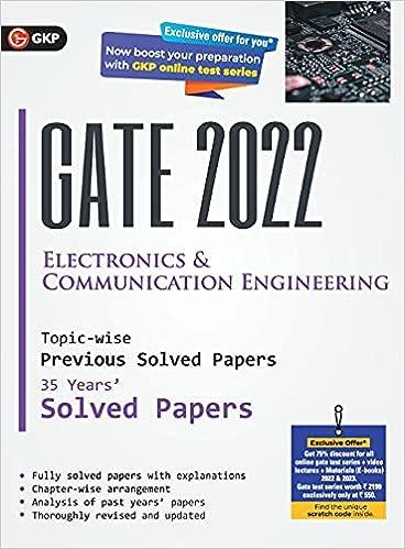 gate 2022 electronics and communication engineering topic wise previous 35 years solved papers 2022 edition