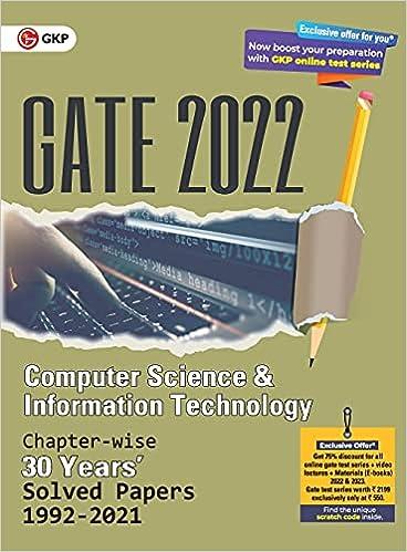 gate 2022 computer science and information technology chapter wise solved papers 30 years 1992-2021 2022