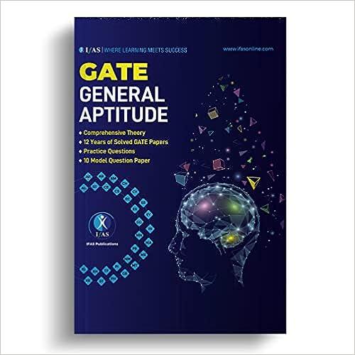 gate general aptitude 1st edition ifas publications 9391108695, 978-9391108694