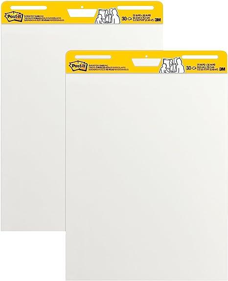 post-it super sticky easel pad chart paper  post-it b00006ia9f