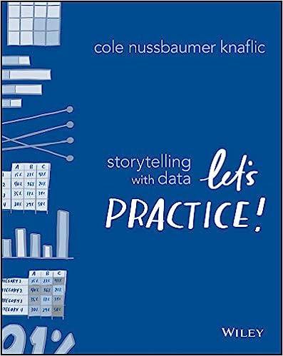 storytelling with data let's practice 1st edition cole nussbaumer knaflic 1119621496, 978-1119621492
