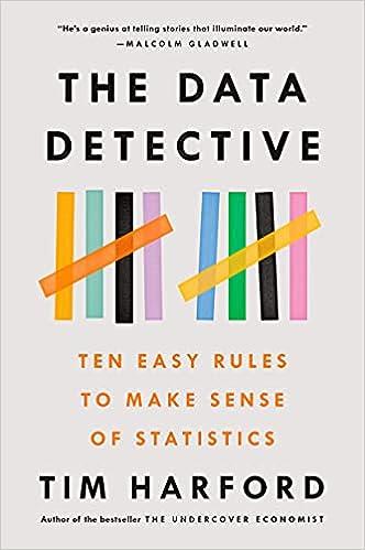 the data detective ten easy rules to make sense of statistics 1st edition tim harford 0593084667,