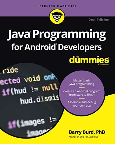 java programming for android developers for dummies 2nd edition barry burd 1119301084, 978-1119301080