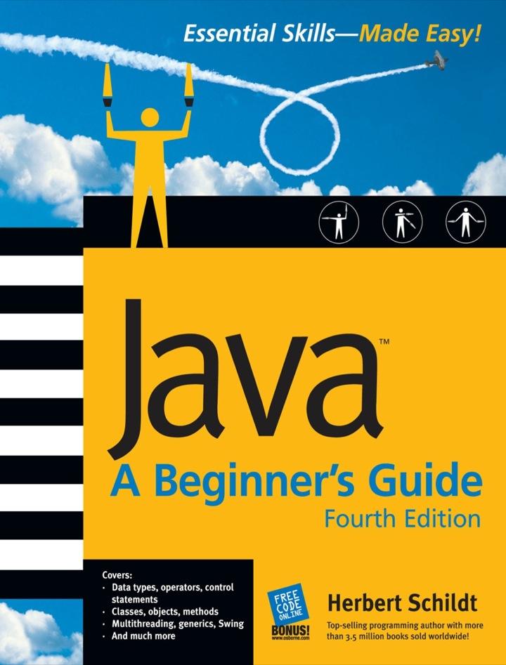 java  a beginners guide 4th edition schildt, herbert 0072263849, 978-0072263848