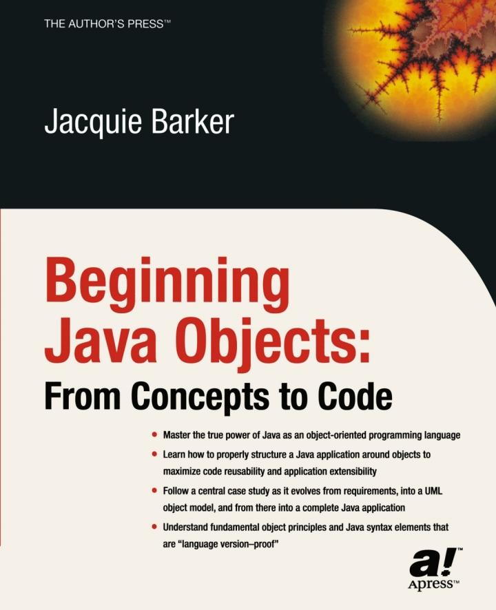 beginning java objects 1st edition jacquie barker 1590591461, 978-1590591468