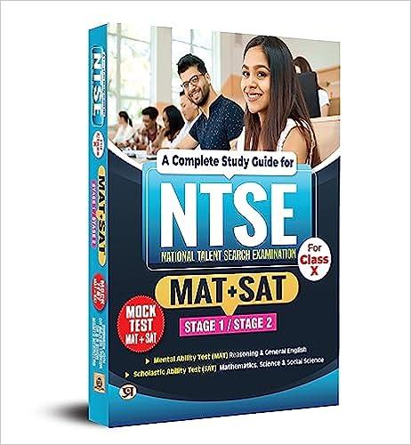a complete study guide for ntse mat sat stage 1 and 2 1st edition dr. rajesh thakur, dr. s r singh, subhash