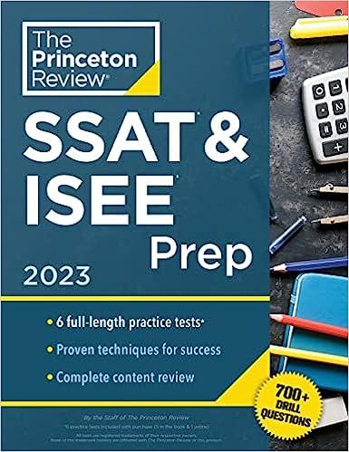 the princeton review ssat and isee prep 2023 2023 edition the princeton review 0593450647, 978-0593450642