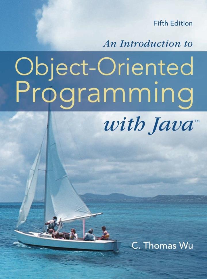 an introduction to object-oriented programming with java 5th edition wu, c t 0073523305, 978-0073523309
