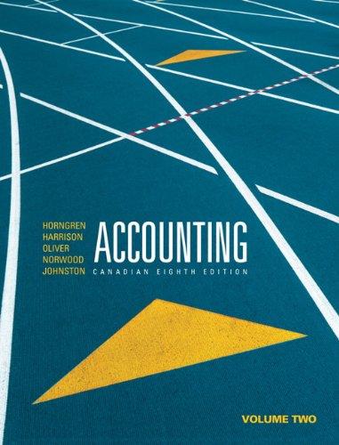 accounting volume 2 8th canadian edition charles t. horngren, walter t. harrison, m. suzanne oliver, peter r.