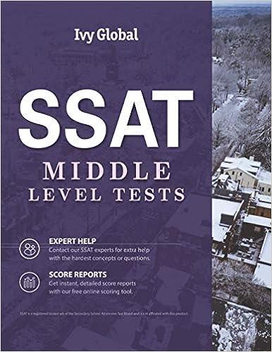 ssat middle level tests 1st edition ivy global 1942321228, 978-1942321224