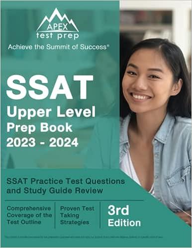 ssat upper level prep book 2023-2024 ssat practice test questions and study guide review 3rd edition j. m.