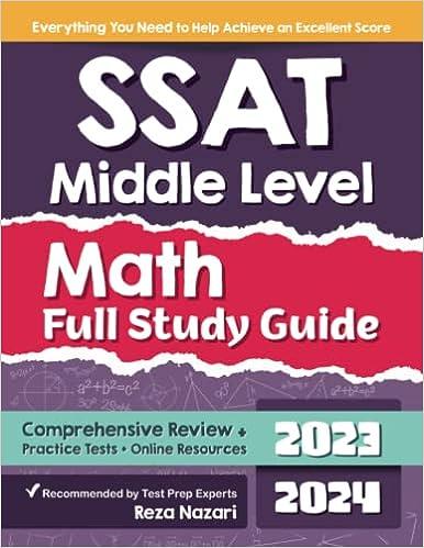 ssat middle level math full study guide 2023-2024 2024 edition reza nazari 1637192274, 978-1637192276