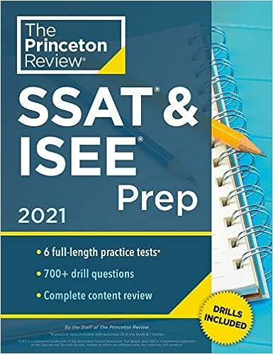 The Princeton Review SSAT And ISEE Prep 2021