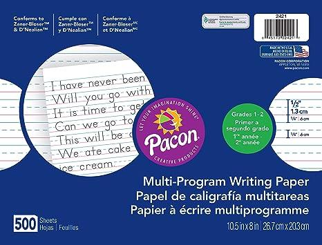 pacon multi program handwriting paper  pacon b007ycoytu