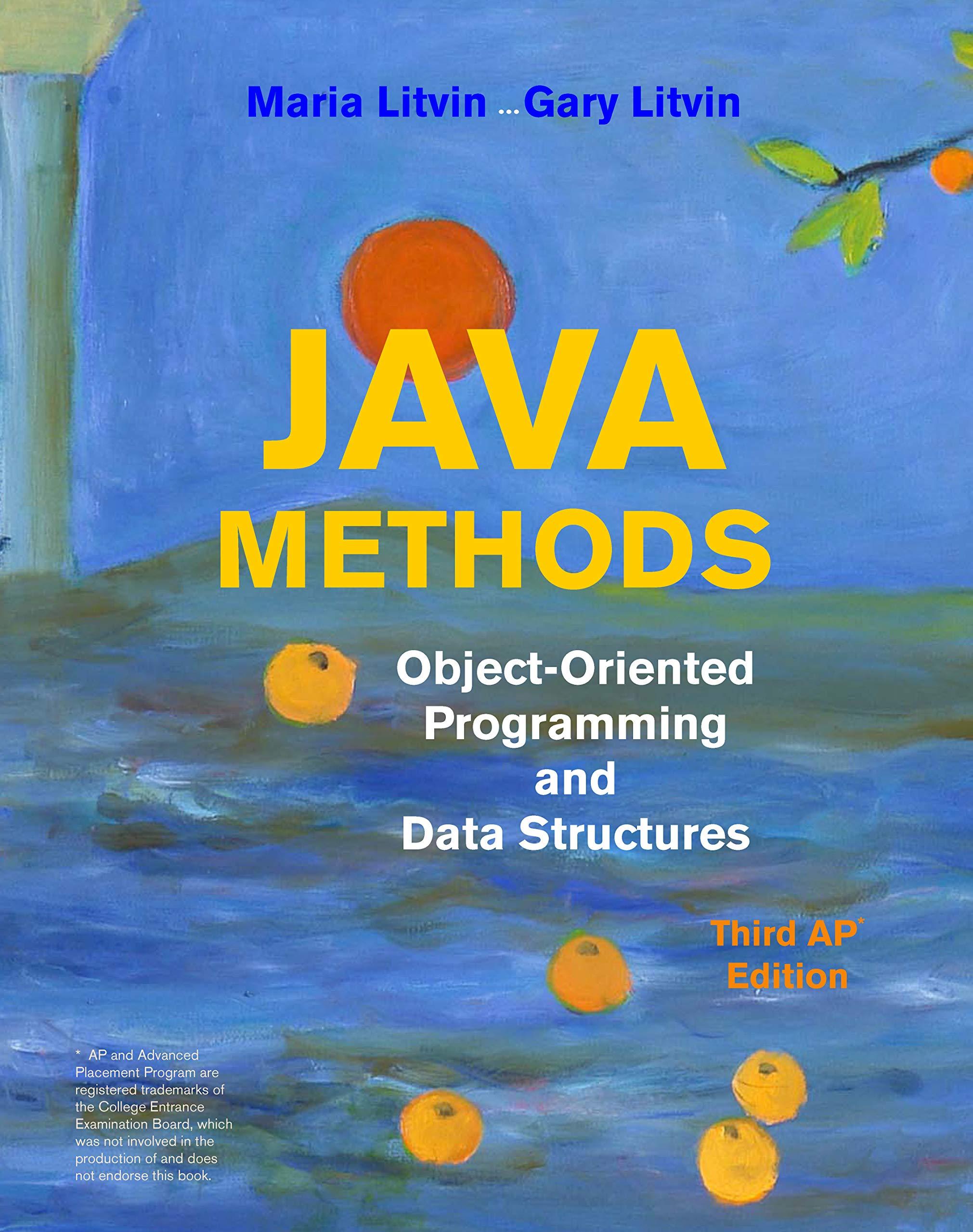 java methods object oriented programming and data structures 3rd edition maria litvin , gary litvin