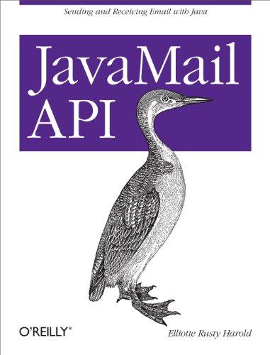 javamail api sending and receiving email with java 1st edition elliotte harold 1449367240, 978-1449367244