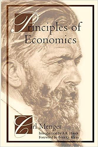 principles of economics 1st edition carl menger, f.a. hayek, peter g. klein 1610162021, 978-1610162029