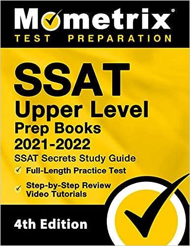 ssat upper level prep books 2021 and 2022 4th edition mometrix 1516714636, 978-1516714636
