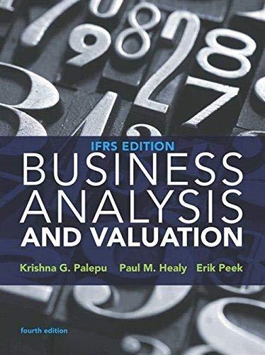 business analysis and valuation ifrs edition krishna palepu, paul healy, erik peek 1473722659, 978-1473722651