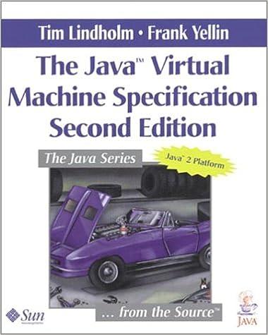 the java virtual machine specification 1st edition tim lindholm, frank yellin 0201432943, 978-0201432947