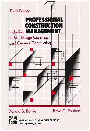 professional construction management 3rd edition donald s. barrie 0071129170, 978-0071129176