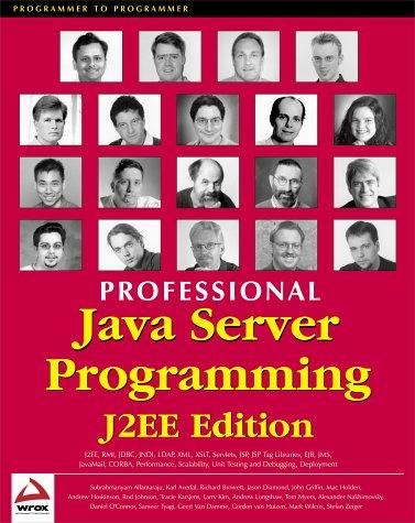 professional java server programming j2ee edition 1st edition subrahmanyam allamaraju, andrew longshaw,