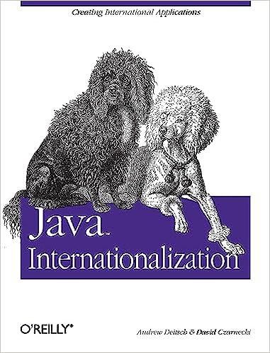 java internationalization 1st edition andy deitsch, david czarnecki 978-0596000196
