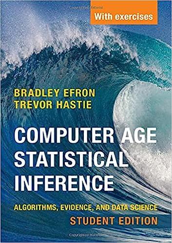 computer age statistical inference algorithms evidence and data science 1st edition bradley efron ,trevor