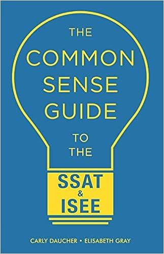 The Common Sense Guide To The SSAT And ISEE