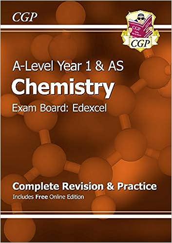 edexcel chemistry a level year 1 and as 1st edition cgp books 1782942882, 978-1782942887