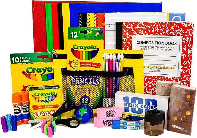 crayola elementary school essentials back to school kit  crayola b07sqfj72z