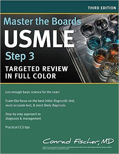 master the boards usmle step 3 targeted review full color 3rd edition conrad fischer md 161865375x,