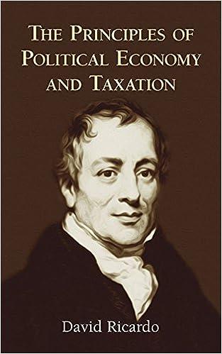 the principles of political economy and taxation 1st edition david ricardo 0486434613, 978-0486434612