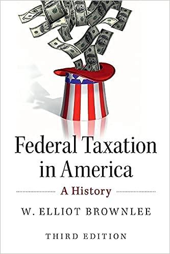 federal taxation in america 3rd edition w. elliot brownlee 1107492564, 978-1107492561