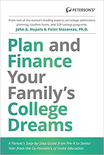 plan and finance your familys college dreams 1st edition john hupalo, peter mazareas 076894080x,