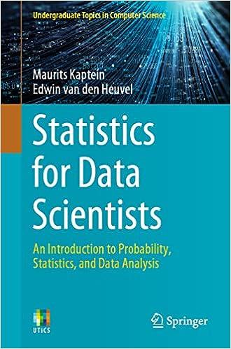 statistics for data scientists an introduction to probability statistics and data analysis 1st edition