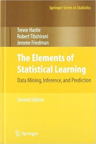 the elements of statistical learning data mining inference and prediction 2nd edition aa b00dwwfipa,