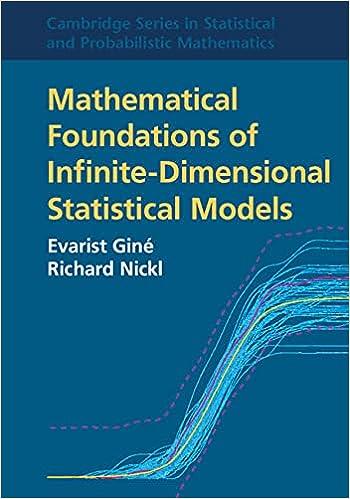 mathematical foundations of infinite dimensional statistical models 1st edition evarist giné, richard nickl