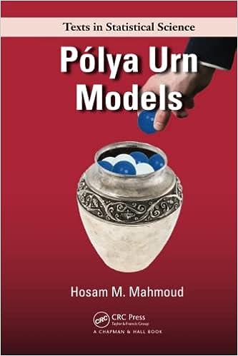 Polya Urn Models Texts In Statistical Science